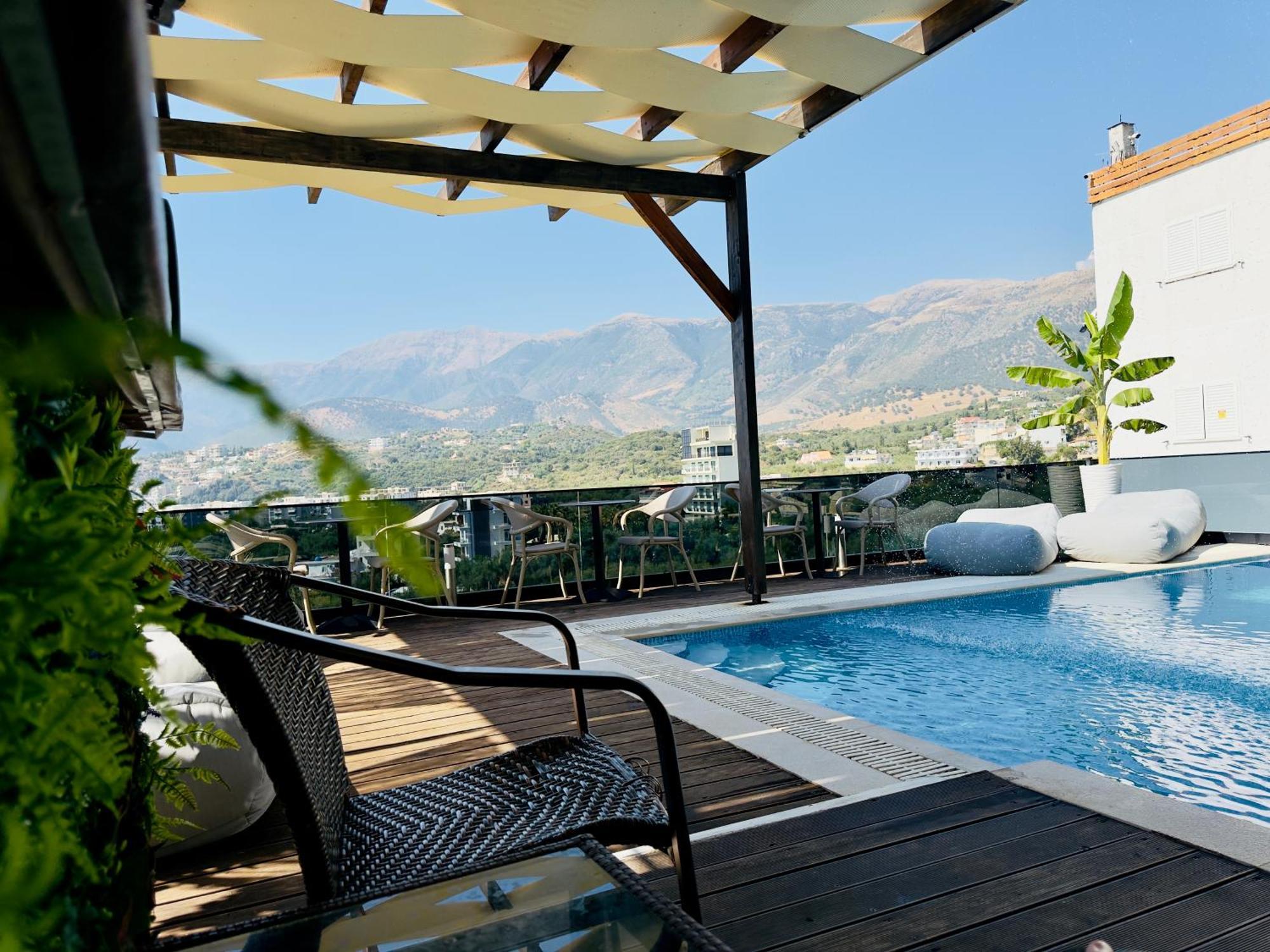 Villa Merkuri Himare Exterior foto